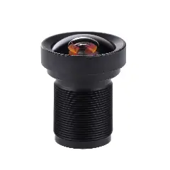 Low-distortion M12 action camera lens in Black and 4K HD variants