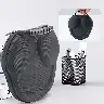 Black EVA Headphone and Earphone Storage Bag