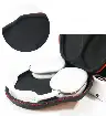 Black EVA Headphone and Earphone Storage Bag