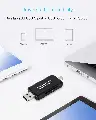 USB 3.0 Type-C SD and TF Card Reader – Black
